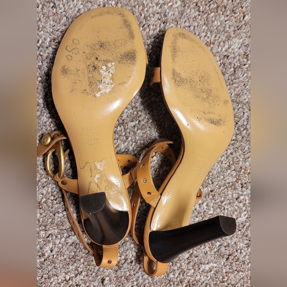 Bally Vintage strappy sandal heels - Picture 8 of 12